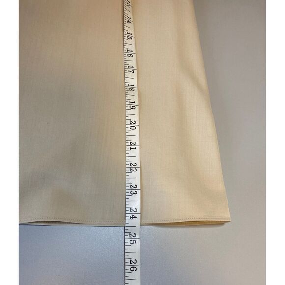Banana Republic Skirt Set Women S/6 Beige Wool Blend Career Minimalist Lagenlook - Picture 14 of 16